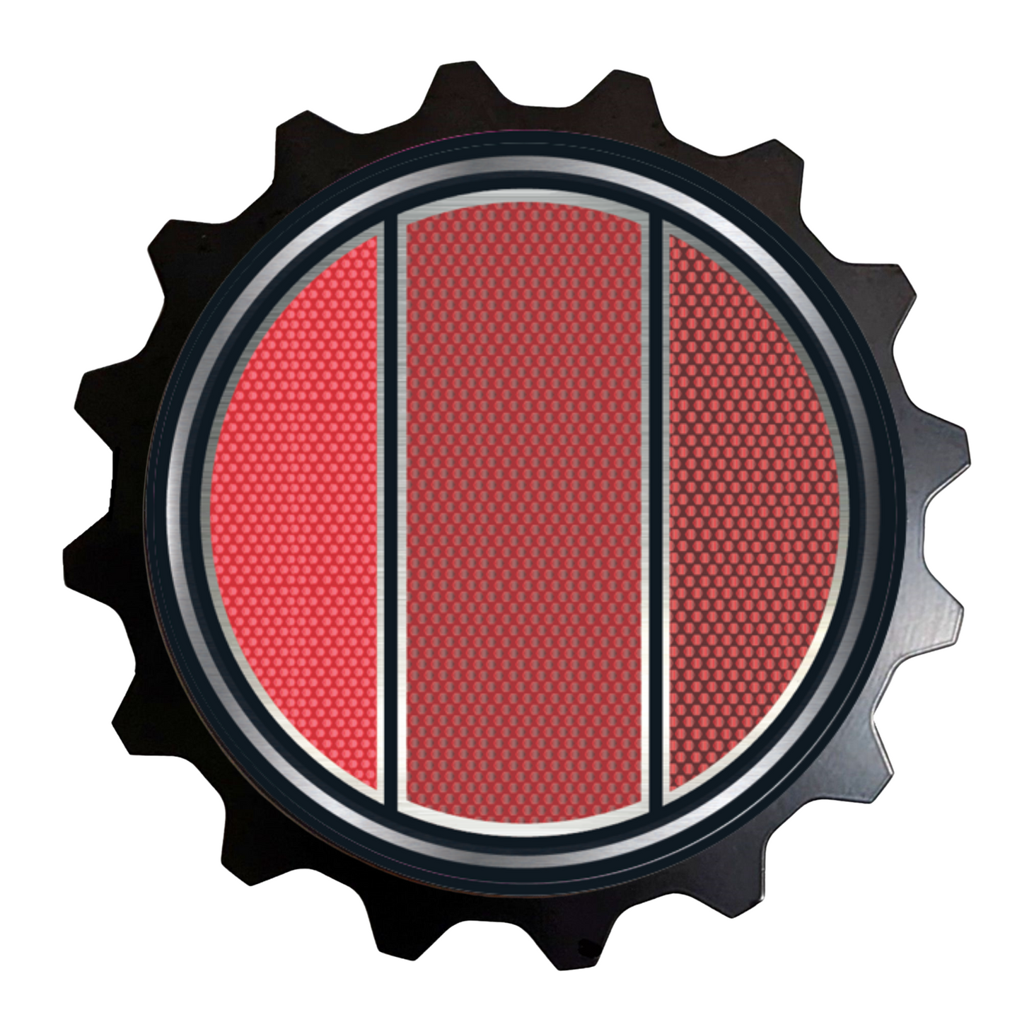 Visit www.thegrillebadgestore.com Huge Collection of Badges! Mountain, Stripe, Retro, Pop Culture & More Standard Grille Badge Mountain Style (Not Acrylic) Aluminum With Resin Center, Full 1 Year Warranty - Blackout emblems and overlays are popular, but add a splash of color to your grille badge on Tacoma, FJ Cruiser, 4Runner, Tundra, Lexus GX and LX, Landcruiser and Domestics like Ram, Jeep, Ford and Chevy). We have also found Subaru, Nissan Frontier and Titan owners love our grille badges! TEQ