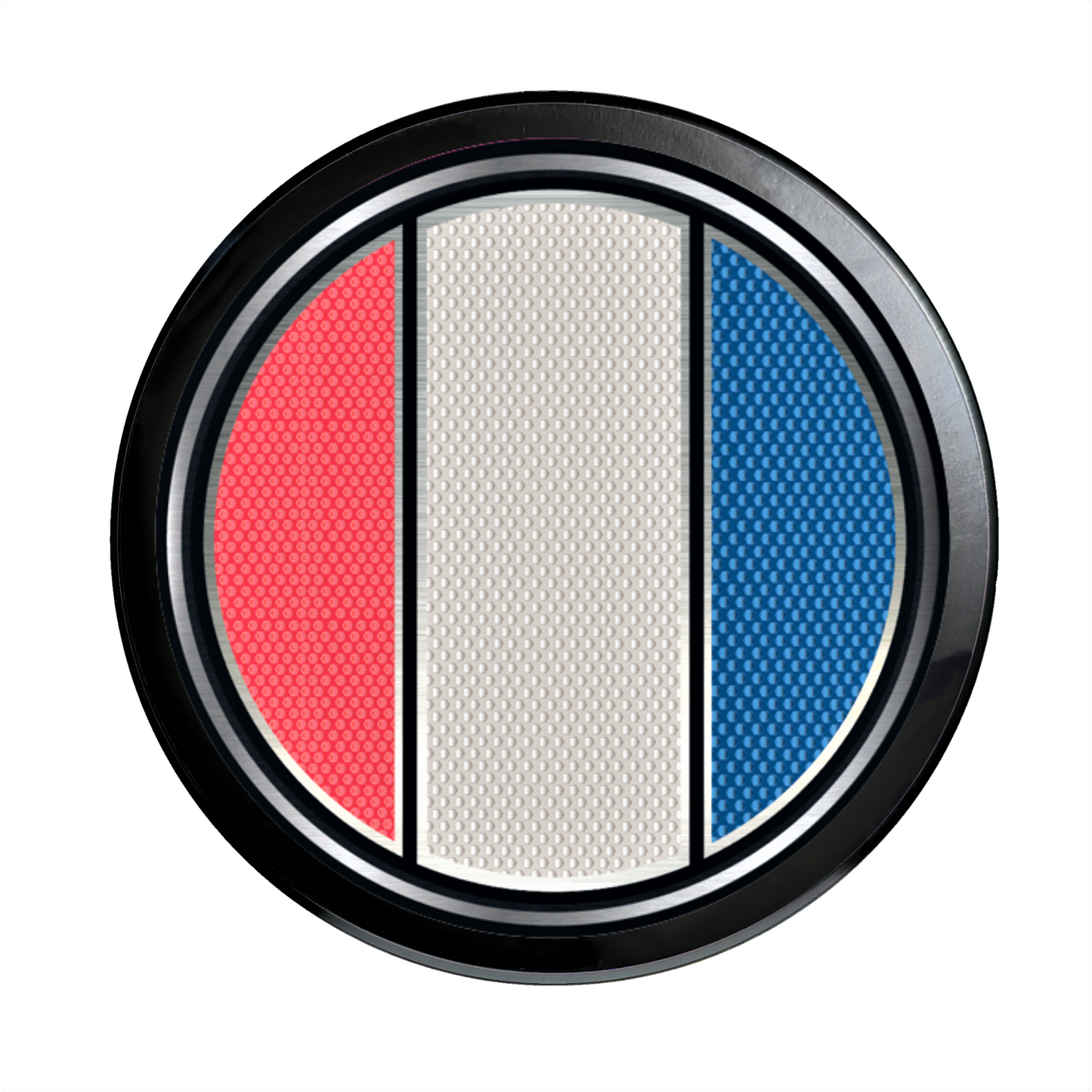 Visit www.thegrillebadgestore.com Huge Collection of Badges! Mountain, Stripe, Retro, Pop Culture & More Standard Grille Badge Mountain Style (Not Acrylic) Aluminum With Resin Center, Full 1 Year Warranty - Blackout emblems and overlays are popular, but add a splash of color to your grille badge on Tacoma, FJ Cruiser, 4Runner, Tundra, Lexus GX and LX, Landcruiser and Domestics like Ram, Jeep, Ford and Chevy). We have also found Subaru, Nissan Frontier and Titan owners love our grille badges! TEQ