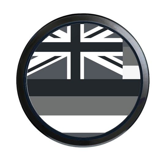 Hawaii State Flag Badge, this could be a club badge, off roading club, but the flag of the state looks great on Toyota, Jeep, Ram, Bronco and much more.