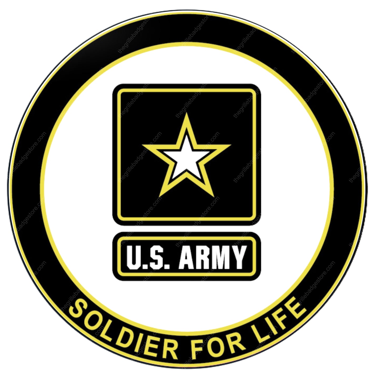 GO ARMY Grille Badge For Tacoma 4Runner Tundra FJ Cruiser Tri Color Badge Emblem Bronco Ram Truck (13) - Tacoma Mini Cooper FJ Cruiser 4Runner Tundra