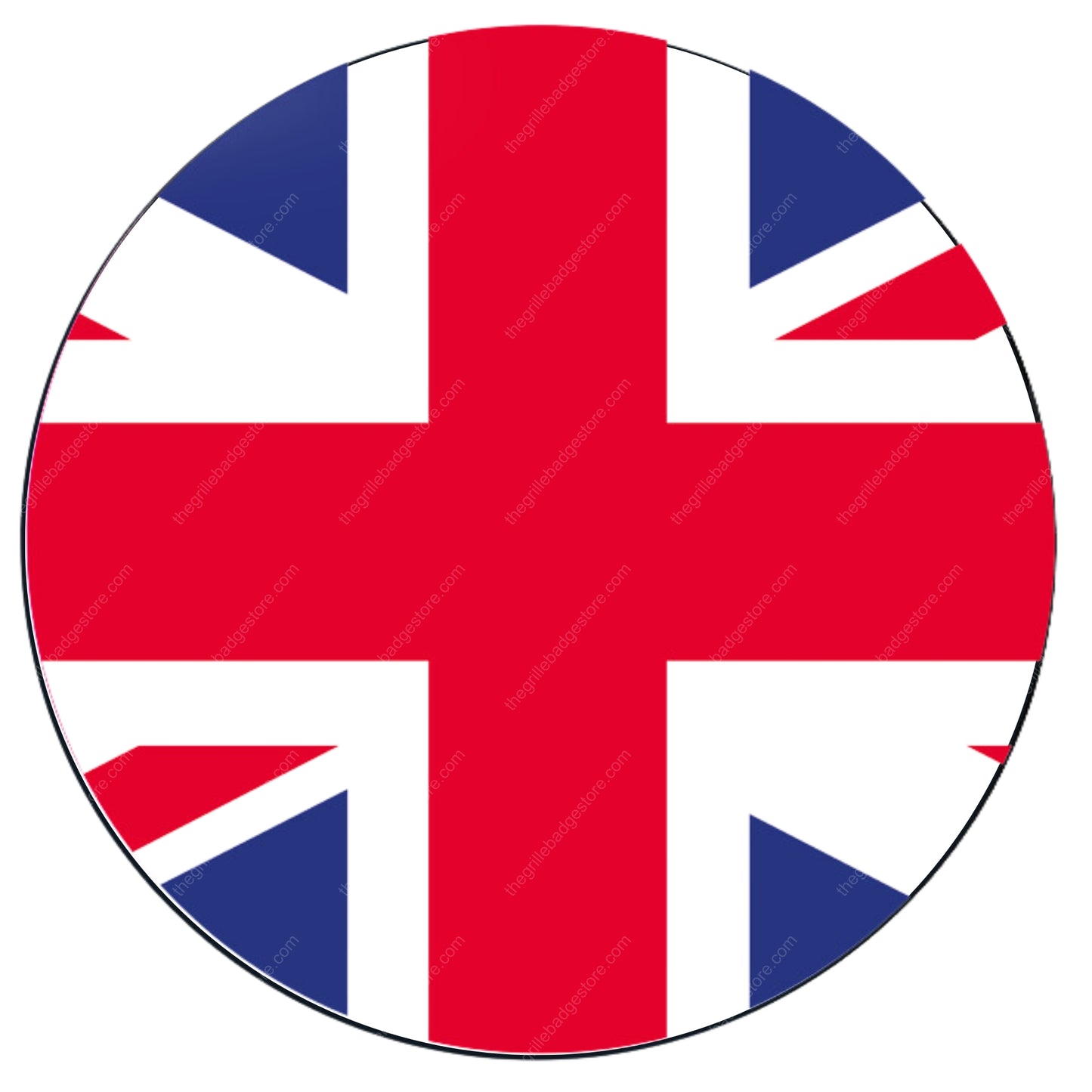 Aluminum Grille Badge Emblem For Mini Cooper United Kingdom Color Standard