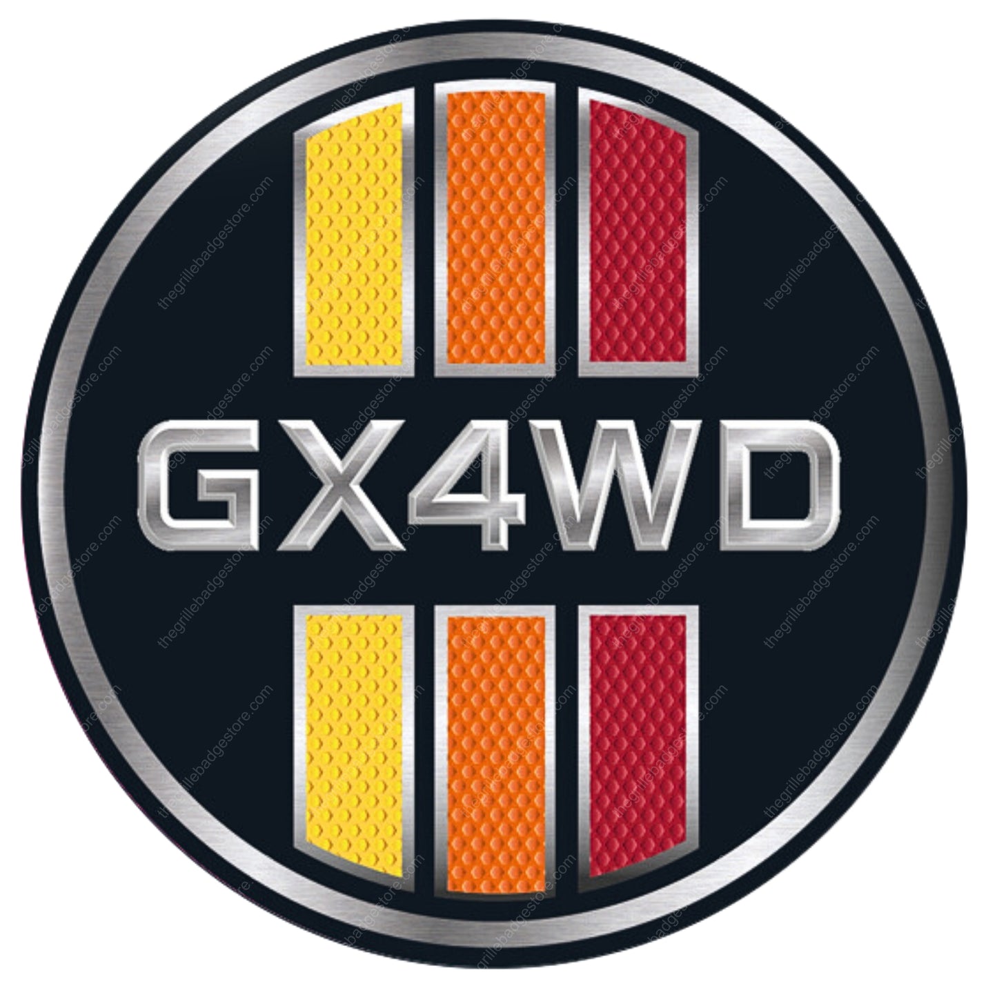 Tri-Color Retro Stripes Decal Fits On Vehicles Lexus GX460 GX470 GX200 Offroad Land Cruiser 4x4 Teq & TRD Prado