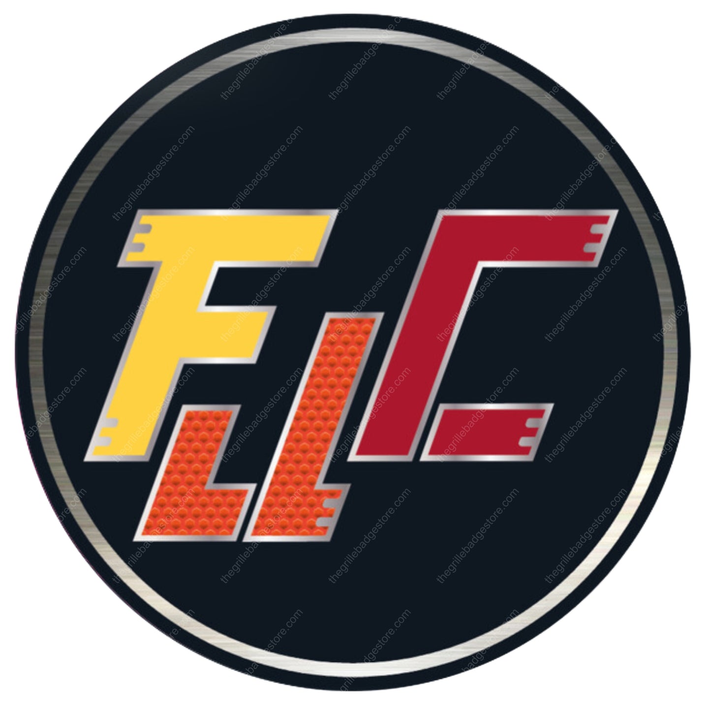 Grille Badge Emblem Aluminum Fits Toyota TEQ FJ Cruiser Tri-Color