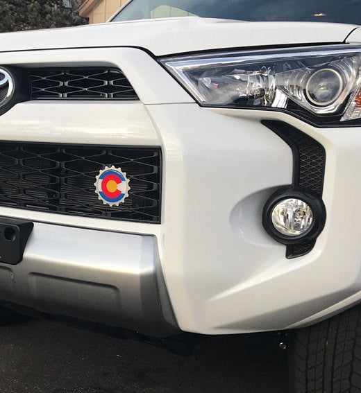 4Runner with grille badge from the grillebadgestore.com Etsy, Ebay, Facebook, Tiktok