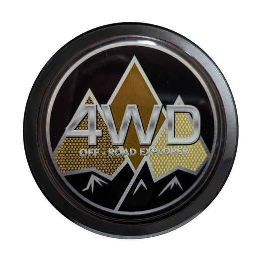 Visit www.thegrillebadgestore.com Huge Collection of Badges! Mountain, Stripe, Retro, Pop Culture & More Standard Grille Badge Mountain Style (Not Acrylic) Aluminum With Resin Center, Full 1 Year Warranty - Blackout emblems and overlays are popular, but add a splash of color to your grille badge on Tacoma, FJ Cruiser, 4Runner, Tundra, Lexus GX and LX, Landcruiser and Domestics like Ram, Jeep, Ford and Chevy). We have also found Subaru, Nissan Frontier and Titan owners love our grille badges!