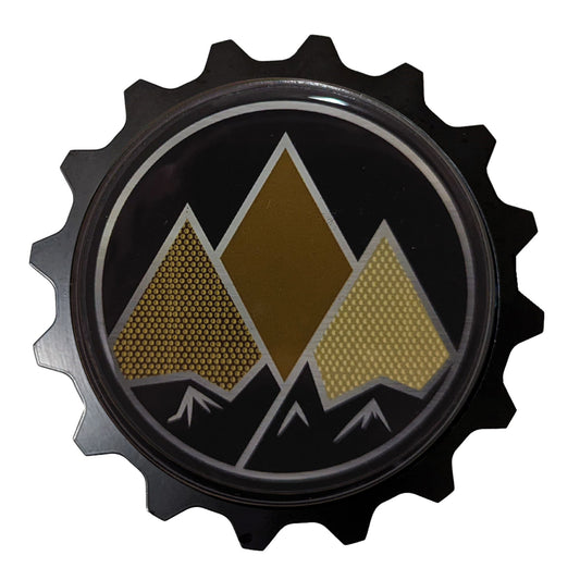 Visit www.thegrillebadgestore.com Huge Collection of Badges! Mountain, Stripe, Retro, Pop Culture & More Standard Grille Badge Mountain Style (Not Acrylic) Aluminum With Resin Center, Full 1 Year Warranty - Blackout emblems and overlays are popular, but add a splash of color to your grille badge on Tacoma, FJ Cruiser, 4Runner, Tundra, Lexus GX and LX, Landcruiser and Domestics like Ram, Jeep, Ford and Chevy). We have also found Subaru, Nissan Frontier and Titan owners love our grille badges! TEQ