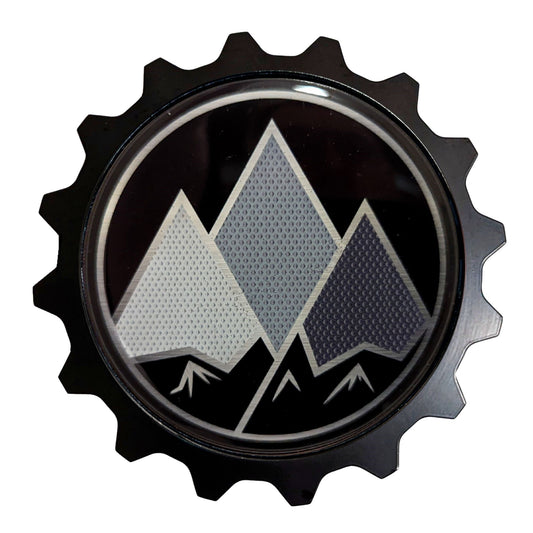 Visit www.thegrillebadgestore.com Huge Collection of Badges! Mountain, Stripe, Retro, Pop Culture & More Standard Grille Badge Mountain Style (Not Acrylic) Aluminum With Resin Center, Full 1 Year Warranty - Blackout emblems and overlays are popular, but add a splash of color to your grille badge on Tacoma, FJ Cruiser, 4Runner, Tundra, Lexus GX and LX, Landcruiser and Domestics like Ram, Jeep, Ford and Chevy). We have also found Subaru, Nissan Frontier and Titan owners love our grille badges! TEQ