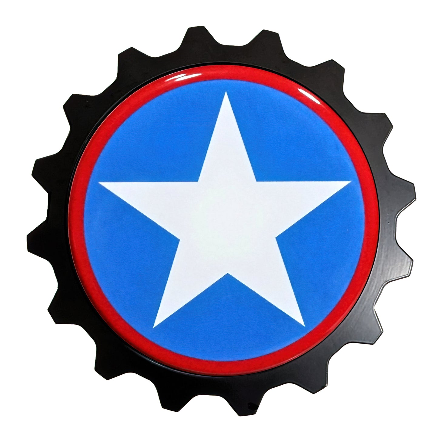 Grille Badge Emblem Fits Toyota Jeep Tacoma 4Runner Tundra American Captain