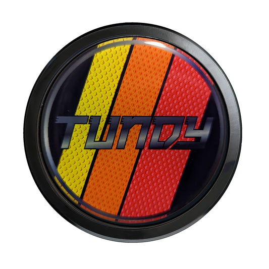 Standard Grille Badge Tundra Color Tri Color Fits Toyota Tundra Overlay Blackout, Tundra grille emblem badge, with warranty.