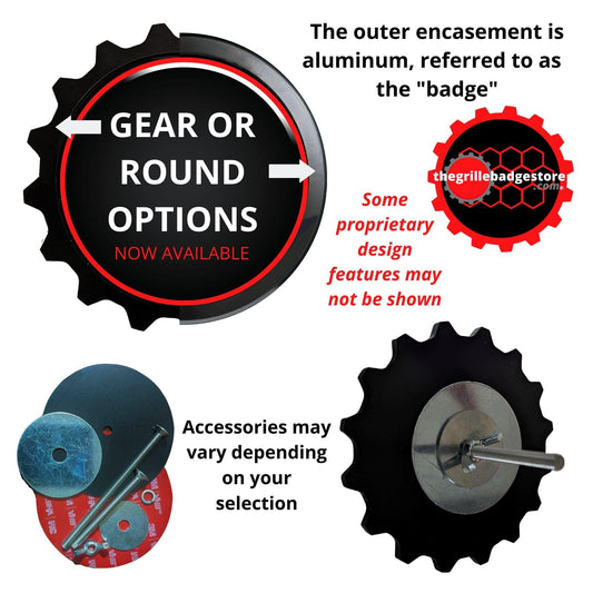 Grille Badge Emblem For Toyota High Miles 200K Premium Aluminum