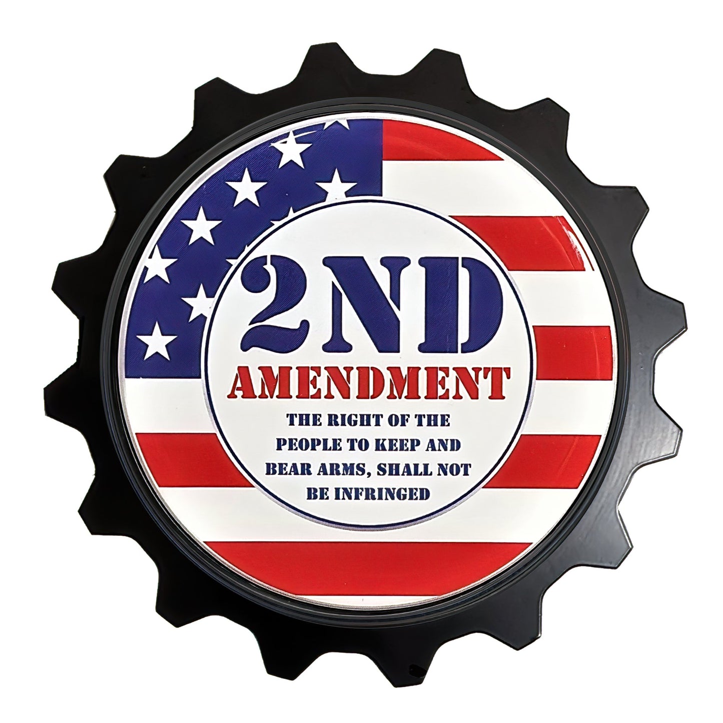 Grille Badge Emblem Fits Jeep Tacoma 4Runner Tundra 2nd Amendment #2A