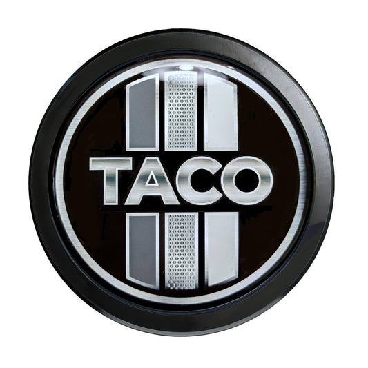 Grille Badge Emblem Aluminum Fits Toyota Tacoma Blackout Style