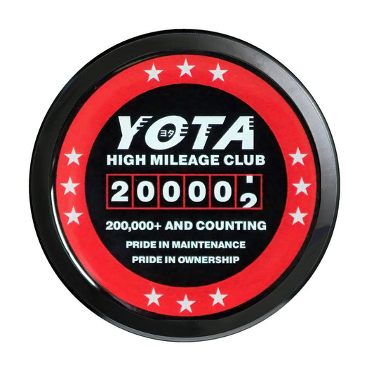 Grille Badge Emblem For Toyota High Miles 200K Premium Aluminum