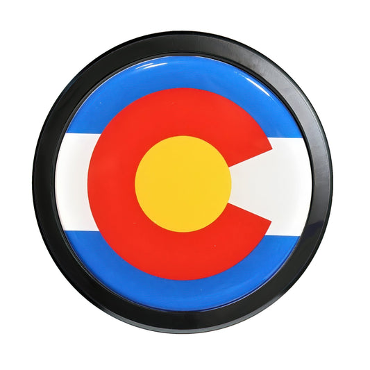 Grille Badge Emblem Fits Toyota Jeep Tacoma 4Runner Tundra Colorado Flag