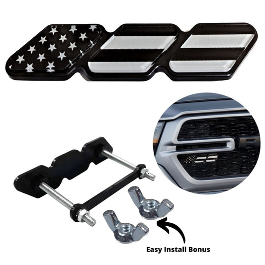 Acrylic, not Vinyl, Standard Grille Badge Compatible With Most Taco (Tacoma), FJ Cruiser, 4Runner, Tundra, Lexus GX. There is also a Black version for those who like to "black out their Tacoma or 4Runner Grille. This Tri Color badge is compatible on TRD Pro, TEQ and fits the Tacoma, 4Runner Instagram lifestyle of camping adventure and photography. Available at thegrillebadgestore.com, grillebadgeHQ, where can I get a grille badge? Right here!