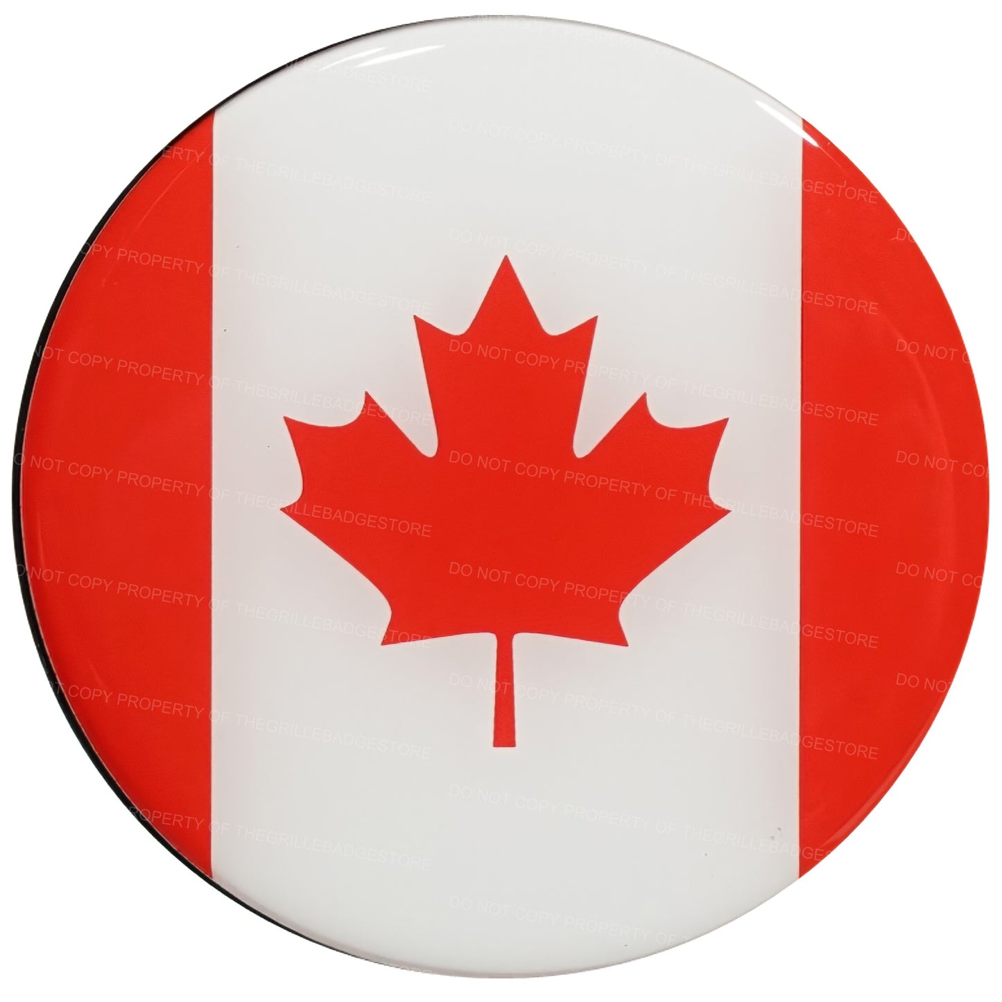 Grille Badge Emblem Fits Toyota Jeep Tacoma 4Runner Tundra Canada Flag