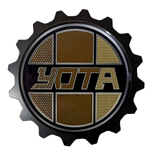 Visit www.thegrillebadgestore.com Huge Collection of Badges! Mountain, Stripe, Retro, Pop Culture & More Standard Grille Badge Mountain Style (Not Acrylic) Aluminum With Resin Center, Full 1 Year Warranty - Blackout emblems and overlays are popular, but add a splash of color to your grille badge on Tacoma, FJ Cruiser, 4Runner, Tundra, Lexus GX and LX, Landcruiser and Domestics like Ram, Jeep, Ford and Chevy). We have also found Subaru, Nissan Frontier and Titan owners love our grille badges! TEQ