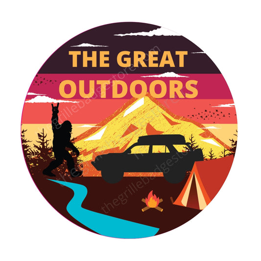 Great Outdoors Fits SUV Sticker - GBS Design - 3.5" Size