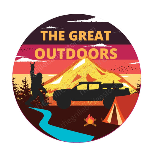 Great Outdoors Fits Truck Sticker - GBS Design - 3.5" Size