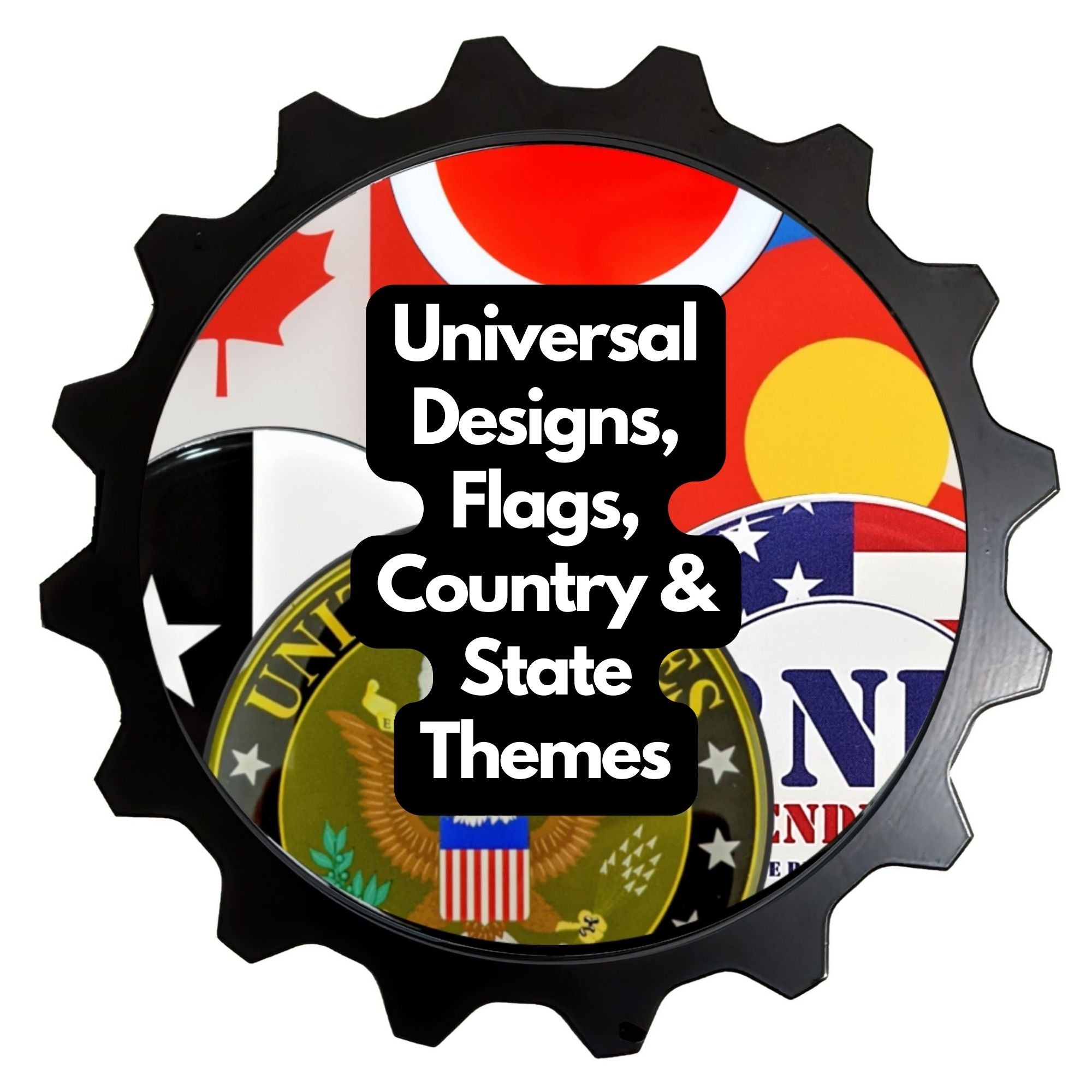 Badges - Universal Vehicle Collection Of Military, State & Country The ...