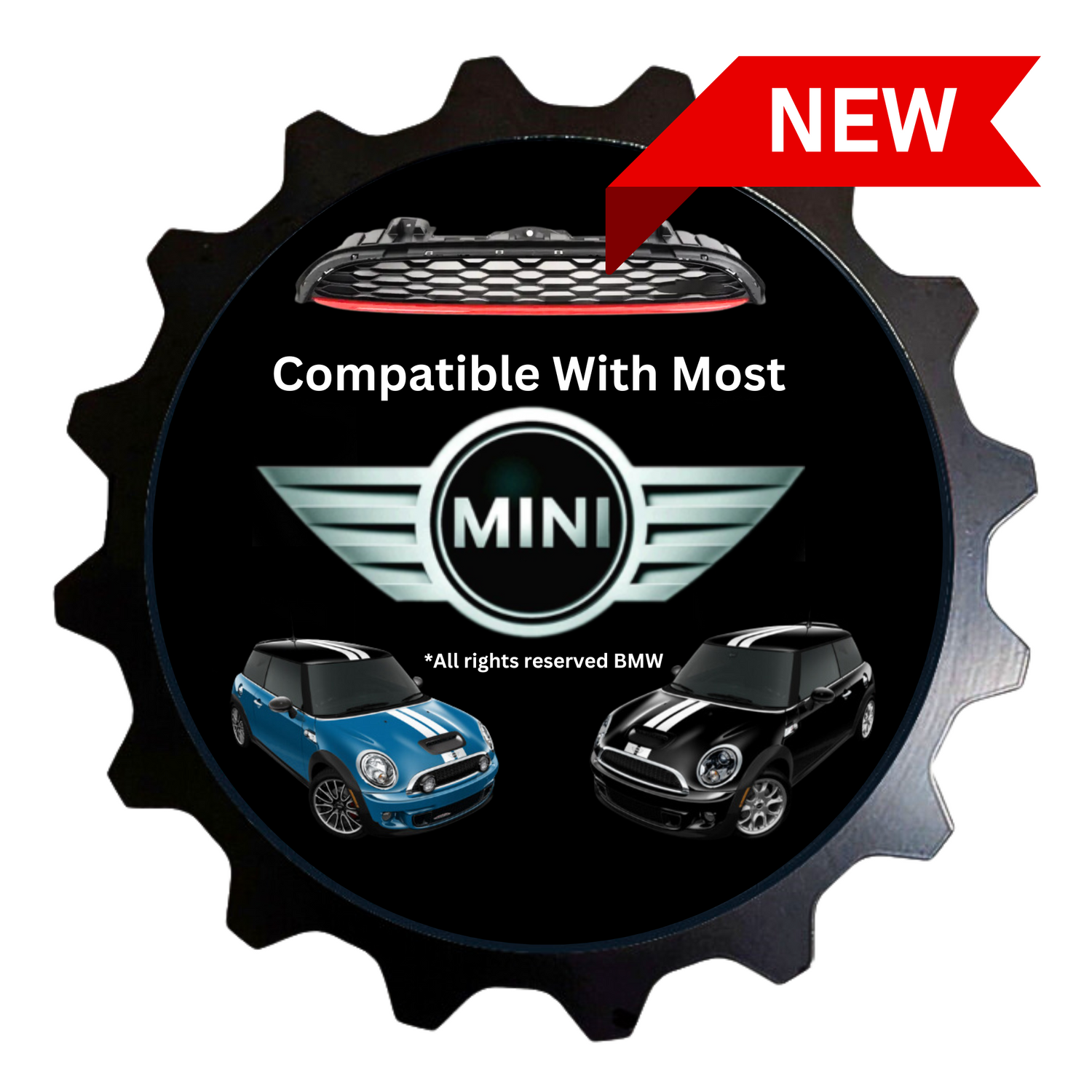 Grille Badge Designs That Look Great On Mini Cooper & Mini Cooper Club