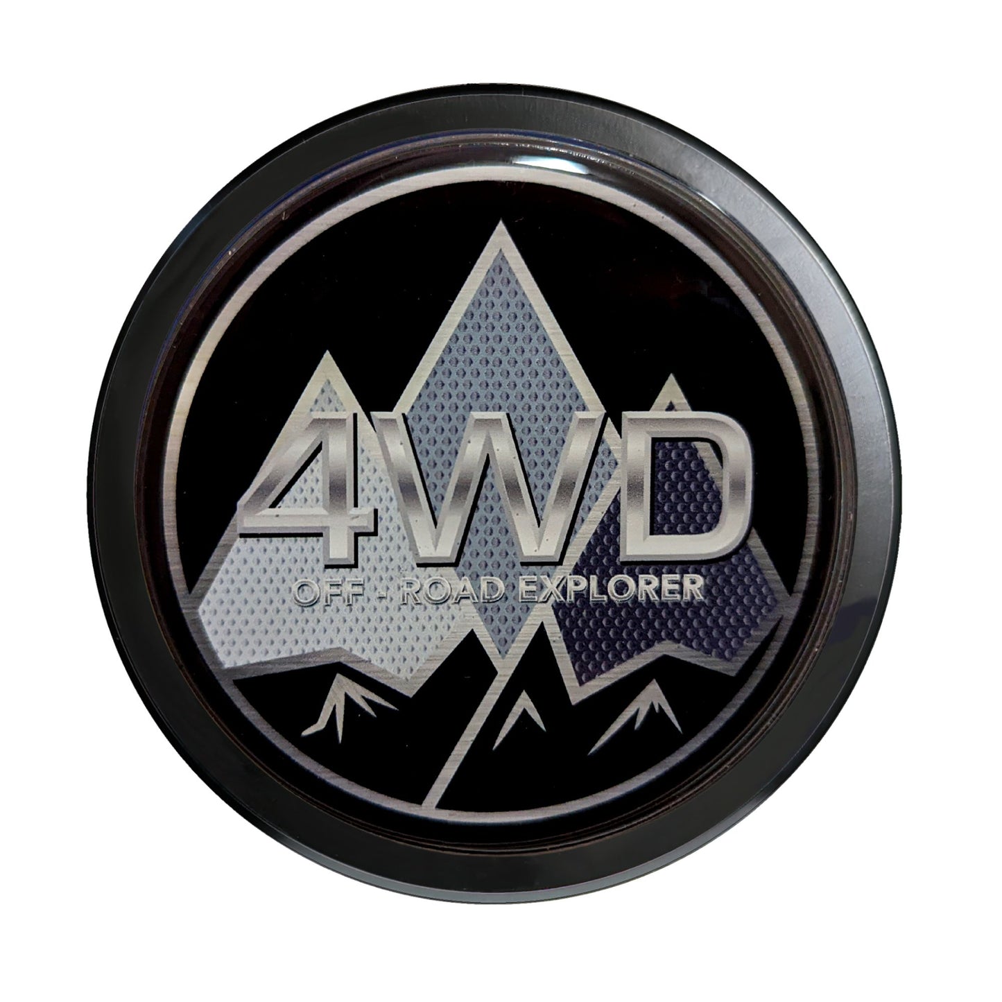 Visit www.thegrillebadgestore.com Huge Collection of Badges! Mountain, Stripe, Retro, Pop Culture & More Standard Grille Badge Mountain Style (Not Acrylic) Aluminum With Resin Center, Full 1 Year Warranty - Blackout emblems and overlays are popular, but add a splash of color to your grille badge on Tacoma, FJ Cruiser, 4Runner, Tundra, Lexus GX and LX, Landcruiser and Domestics like Ram, Jeep, Ford and Chevy). We have also found Subaru, Nissan Frontier and Titan owners love our grille badges!