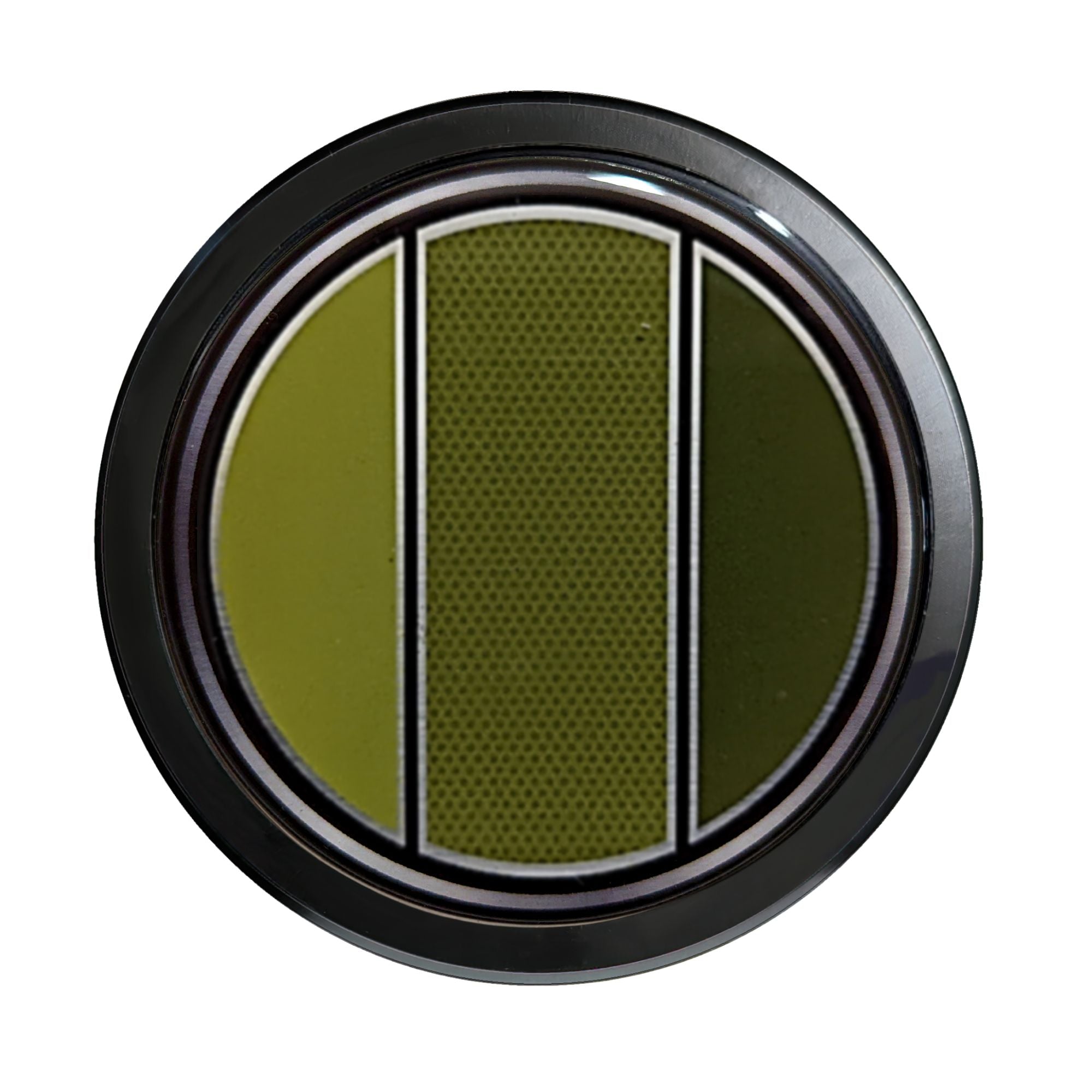 Aluminum Grille Badge Emblem For Toyota Classic Tri-Color Green ...