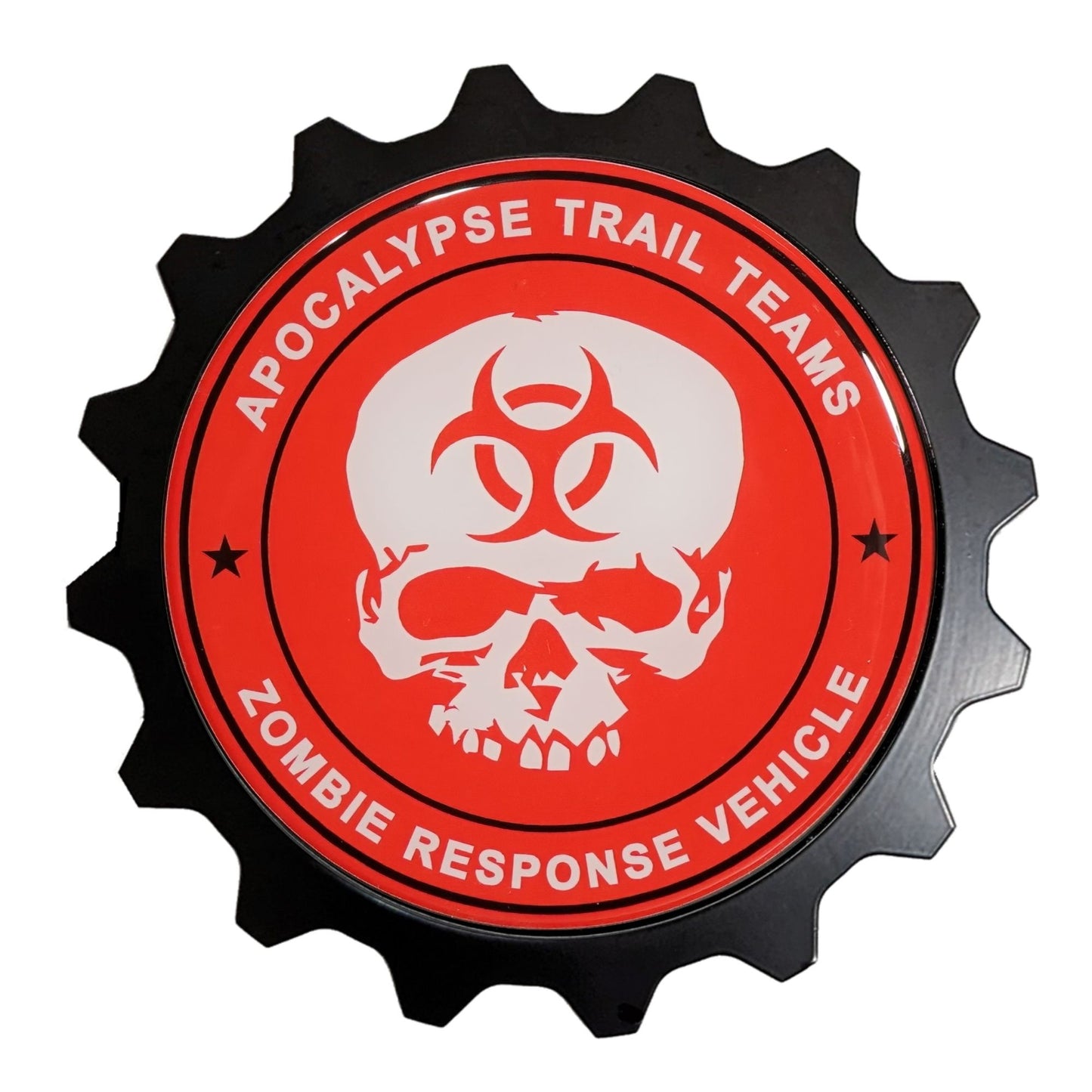 Grille Badge Emblem  Red White Apocalypse TT Zombie