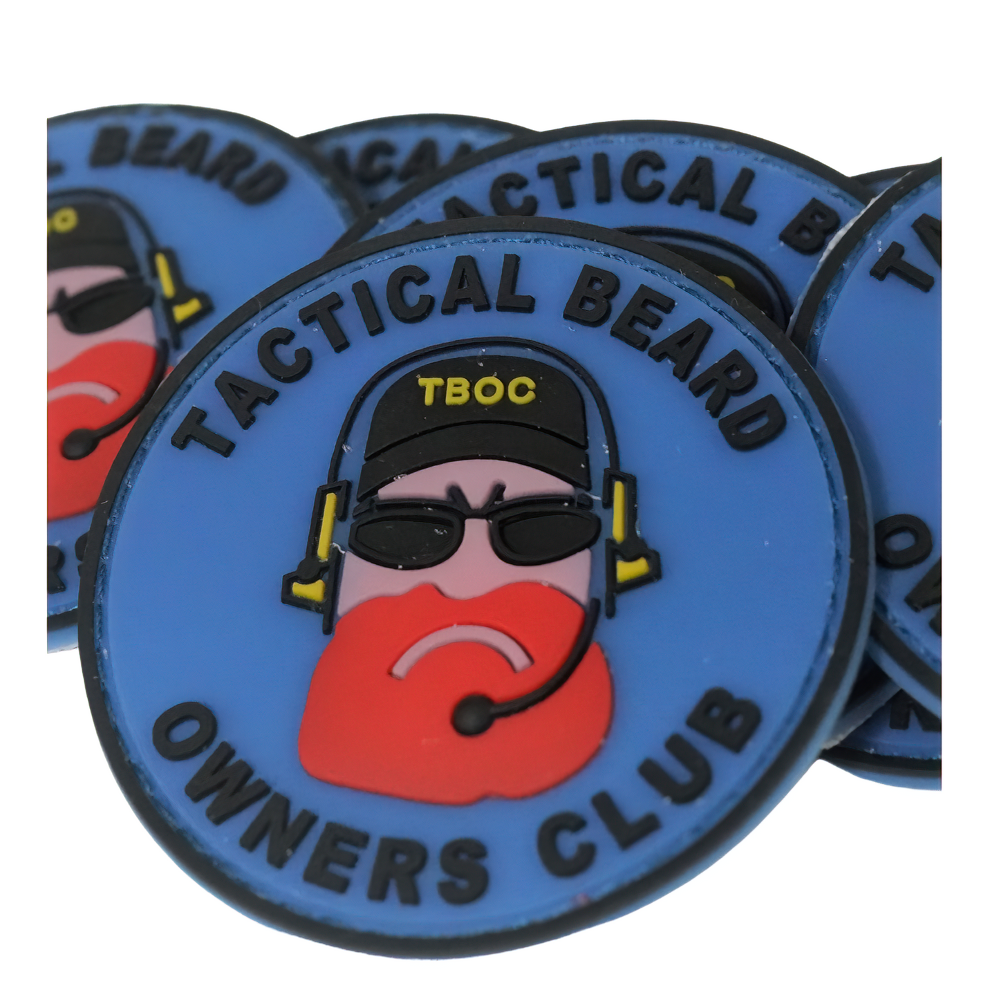 The Beardsman Vinyl PVC 2.25" Patch With Hook Backing (50% OFF)