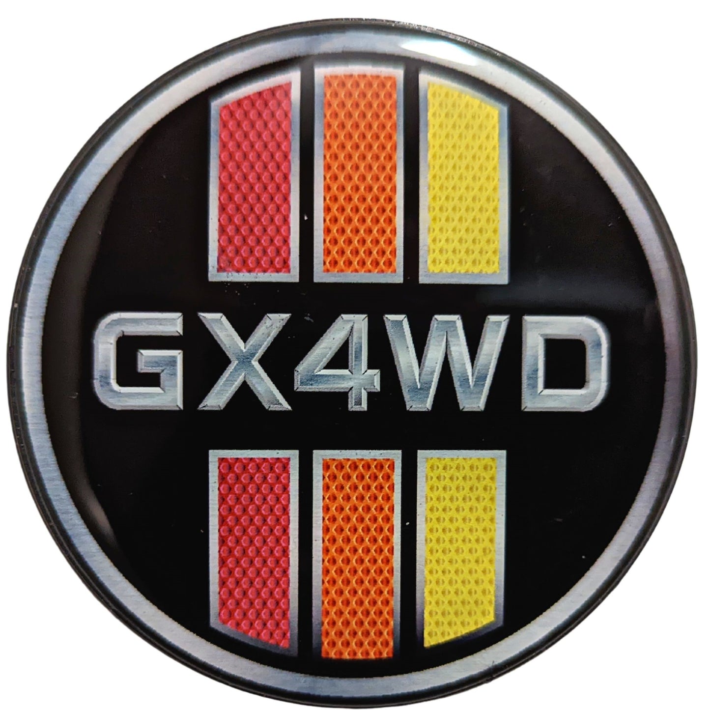 Aluminum Grille Badge Emblem For Lexus GX Prado Retro Style Tri-Color
