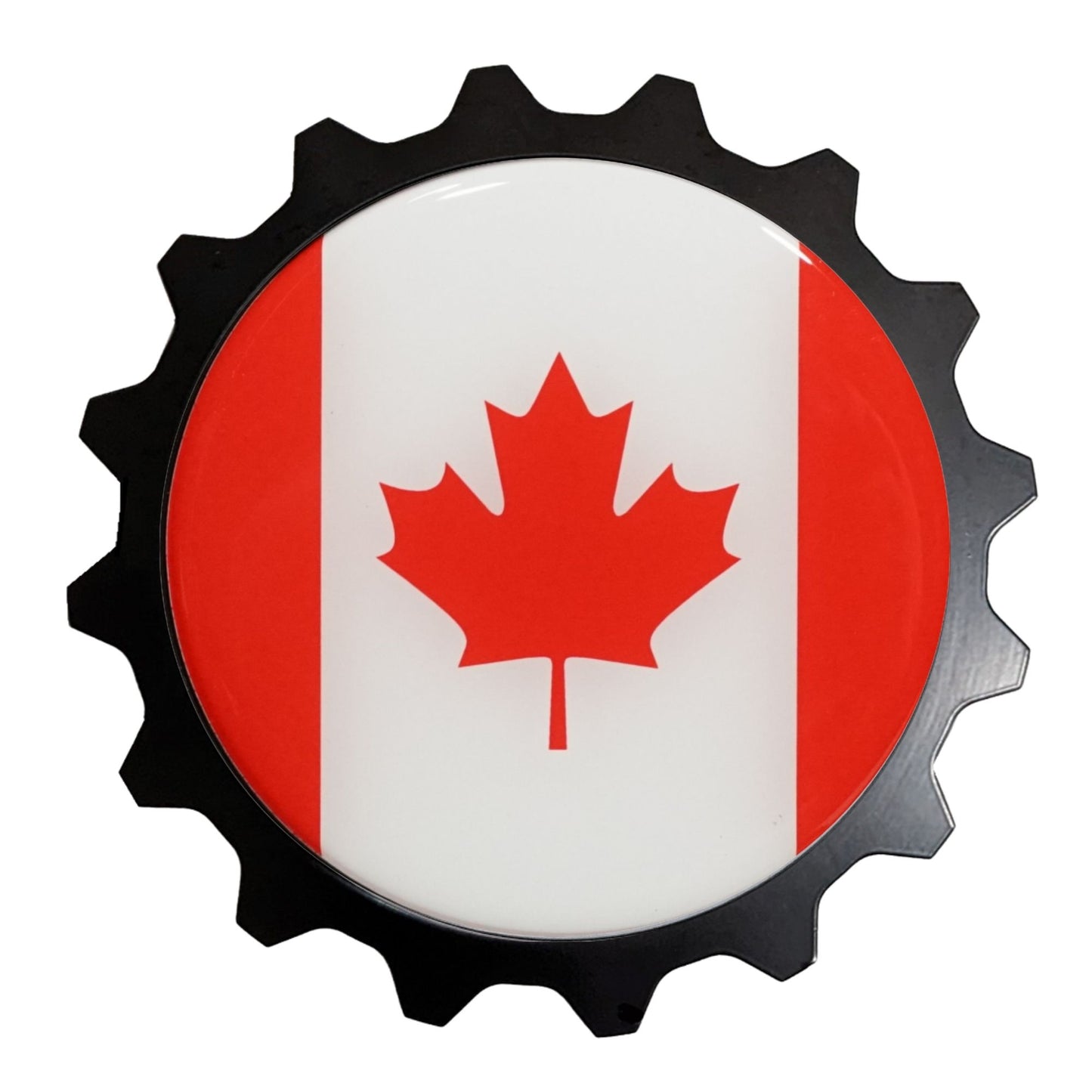 Grille Badge Emblem Fits Toyota Jeep Tacoma 4Runner Tundra Canada Flag