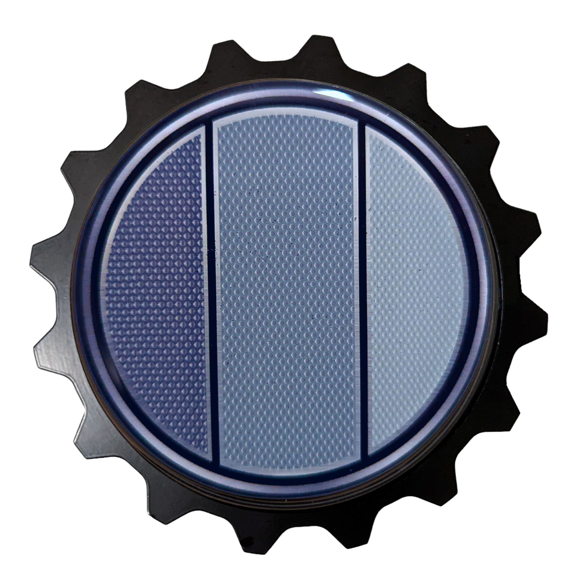 Visit www.thegrillebadgestore.com Huge Collection of Badges! Mountain, Stripe, Retro, Pop Culture & More Standard Grille Badge Mountain Style (Not Acrylic) Aluminum With Resin Center, Full 1 Year Warranty - Blackout emblems and overlays are popular, but add a splash of color to your grille badge on Tacoma, FJ Cruiser, 4Runner, Tundra, Lexus GX and LX, Landcruiser and Domestics like Ram, Jeep, Ford and Chevy). We have also found Subaru, Nissan Frontier and Titan owners love our grille badges! TEQ