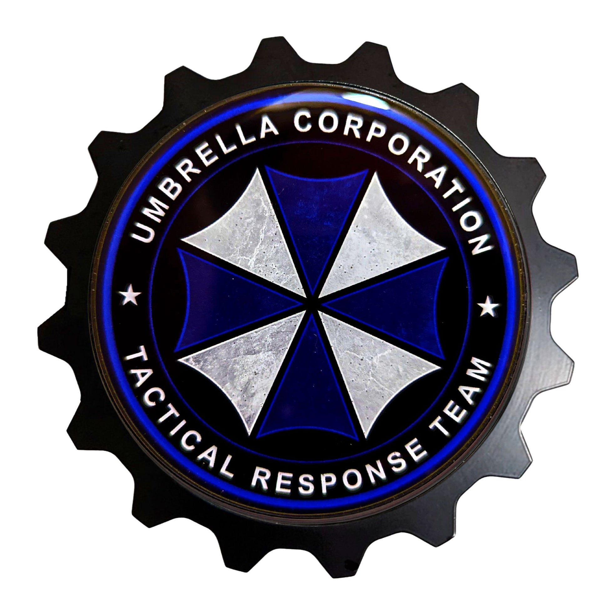 Blue team Umbrella Corp Group Fan Submitted Badge Resident Evil Fan Patch Emblem Decal 