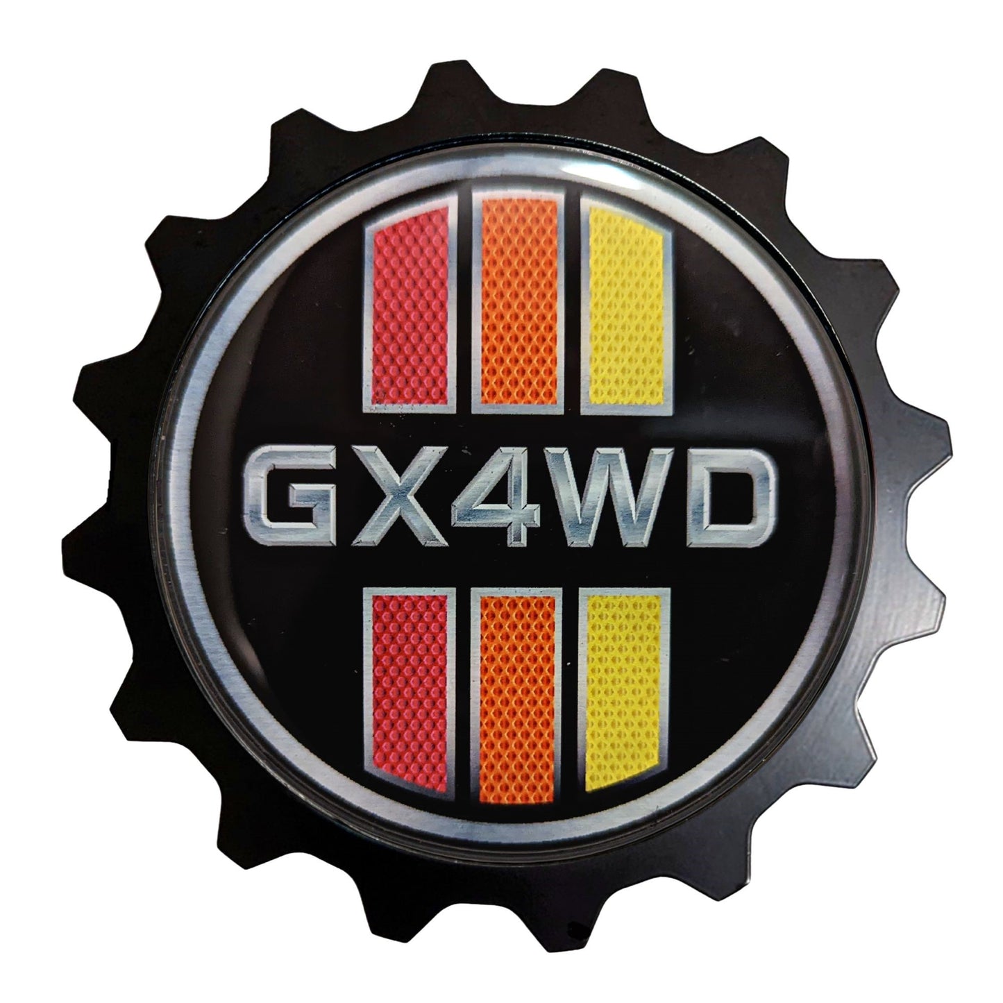 Aluminum Grille Badge Emblem For Lexus GX Prado Retro Style Tri-Color