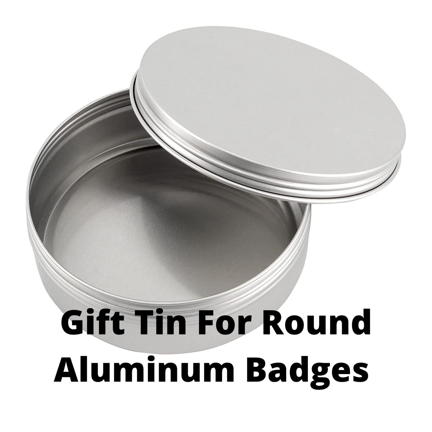 Gift Tin For Round Aluminum Badge Kits (Closeout Read Notes)