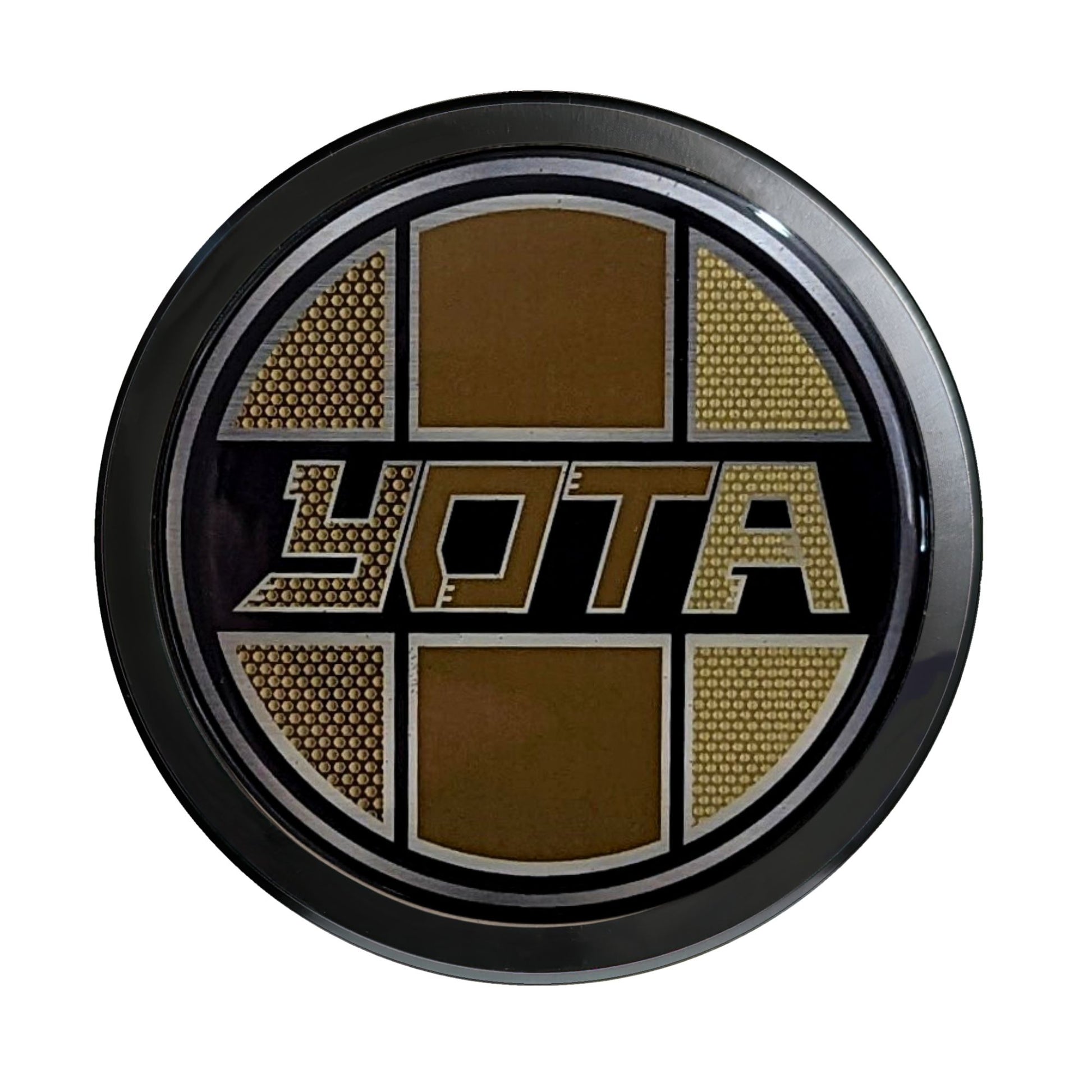 Visit www.thegrillebadgestore.com Huge Collection of Badges! Mountain, Stripe, Retro, Pop Culture & More Standard Grille Badge Mountain Style (Not Acrylic) Aluminum With Resin Center, Full 1 Year Warranty - Blackout emblems and overlays are popular, but add a splash of color to your grille badge on Tacoma, FJ Cruiser, 4Runner, Tundra, Lexus GX and LX, Landcruiser and Domestics like Ram, Jeep, Ford and Chevy). We have also found Subaru, Nissan Frontier and Titan owners love our grille badges! TEQ
