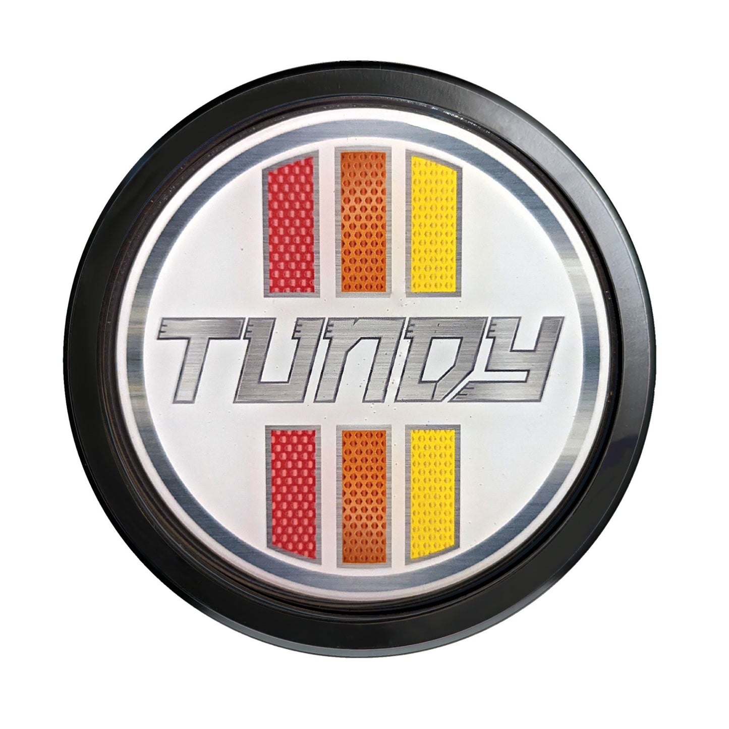Standard Grille Badge Tundra Color Tri Color Fits Toyota Tundra Overlay Blackout, Tundra grille emblem badge, with warranty.
