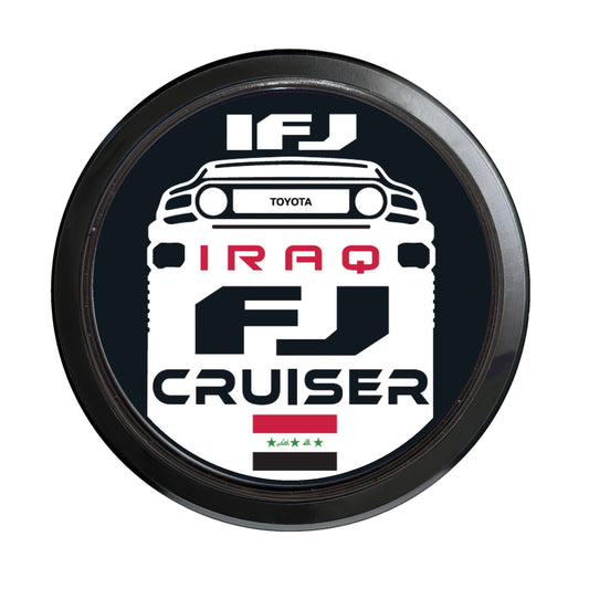 Aluminum Grille Badge Emblem For Club Fits FJ Cruiser Iraq FJ Team