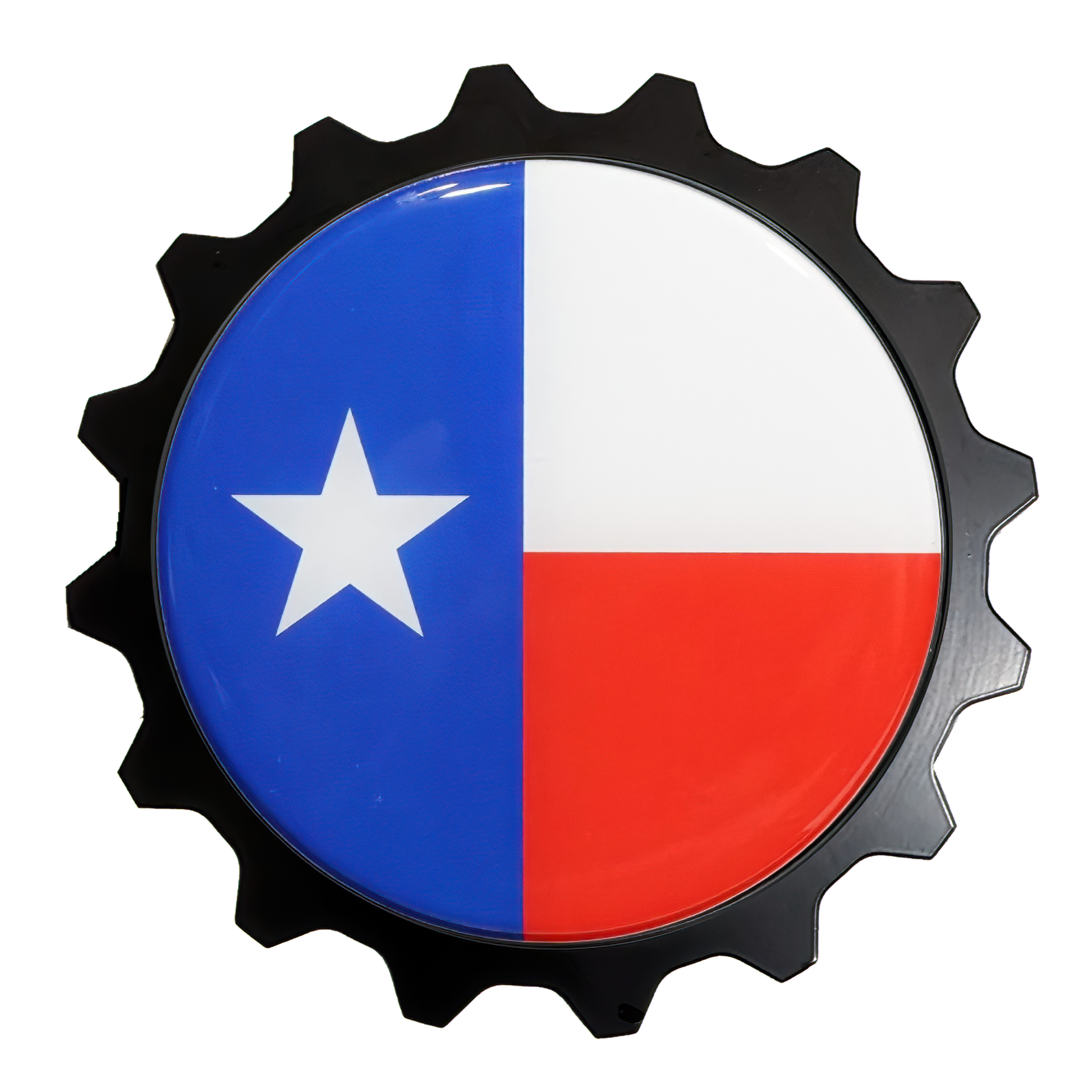 State of Texas Badge, Club Badge 4x4 Offroad, Texas Tacoma FJ Cruisers Club - State Texas Flag