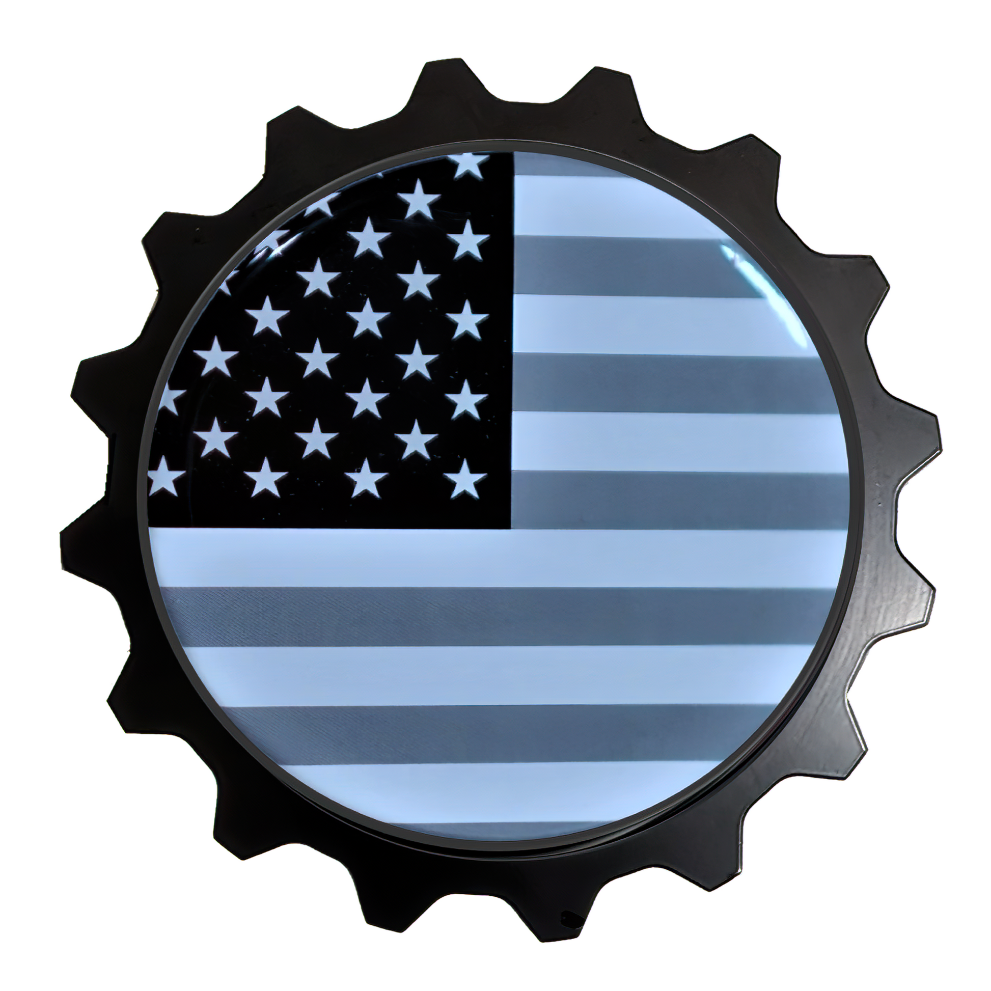 American Flag Badge, Patriotic, Merica! These badges look great on FJ Cruiser Tacoma 4Runner Tundra Tacoma Jeep Bronco Ram, show your state pride! 