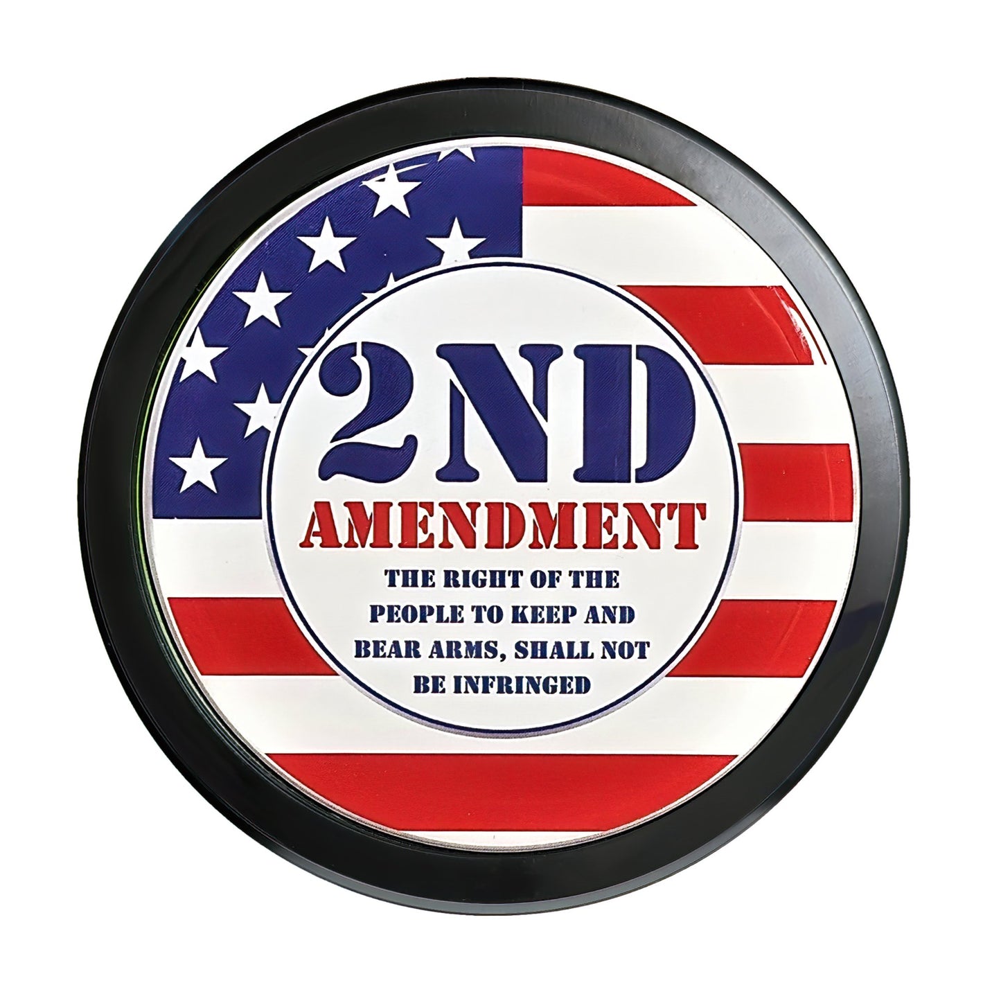 Grille Badge Emblem Fits Jeep Tacoma 4Runner Tundra 2nd Amendment #2A