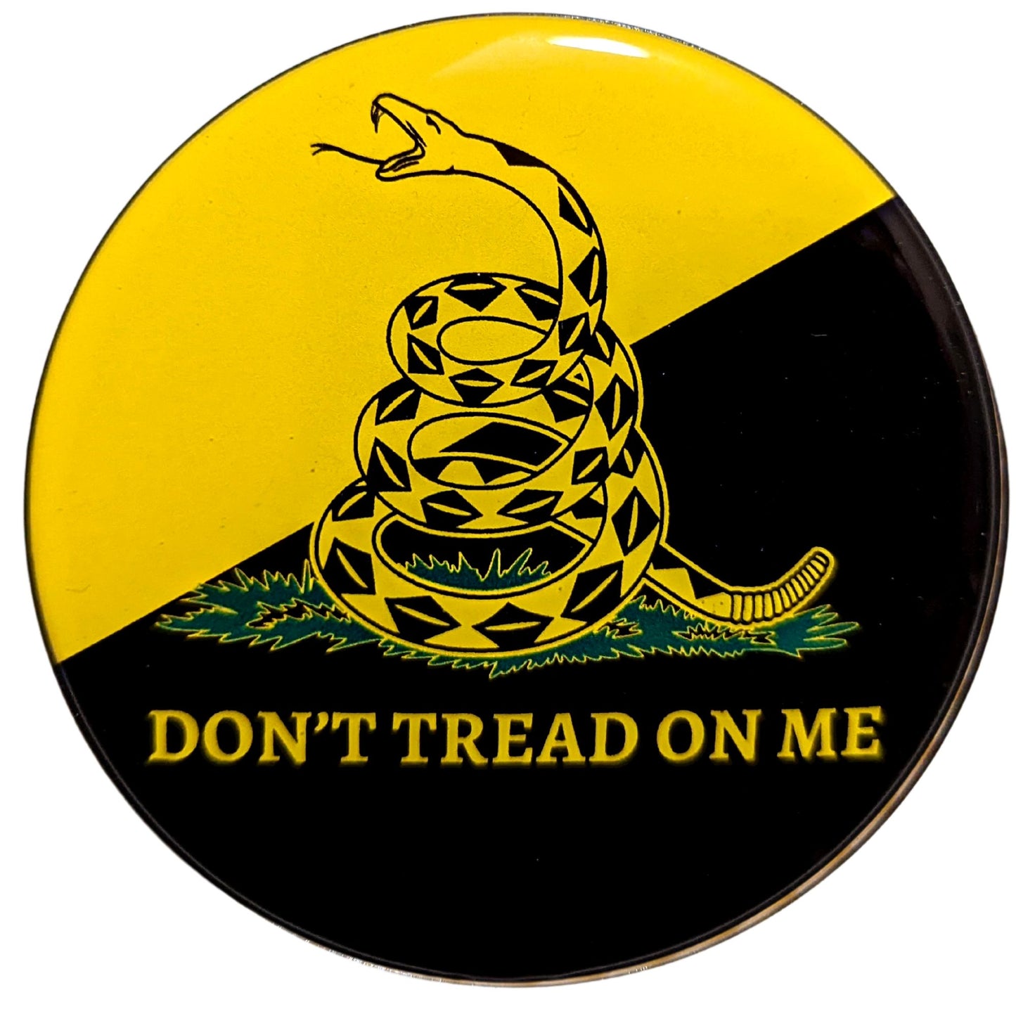 Grille Badge Emblem Fits Toyota Jeep Tacoma 4Runner Ram Don't Tread On Me