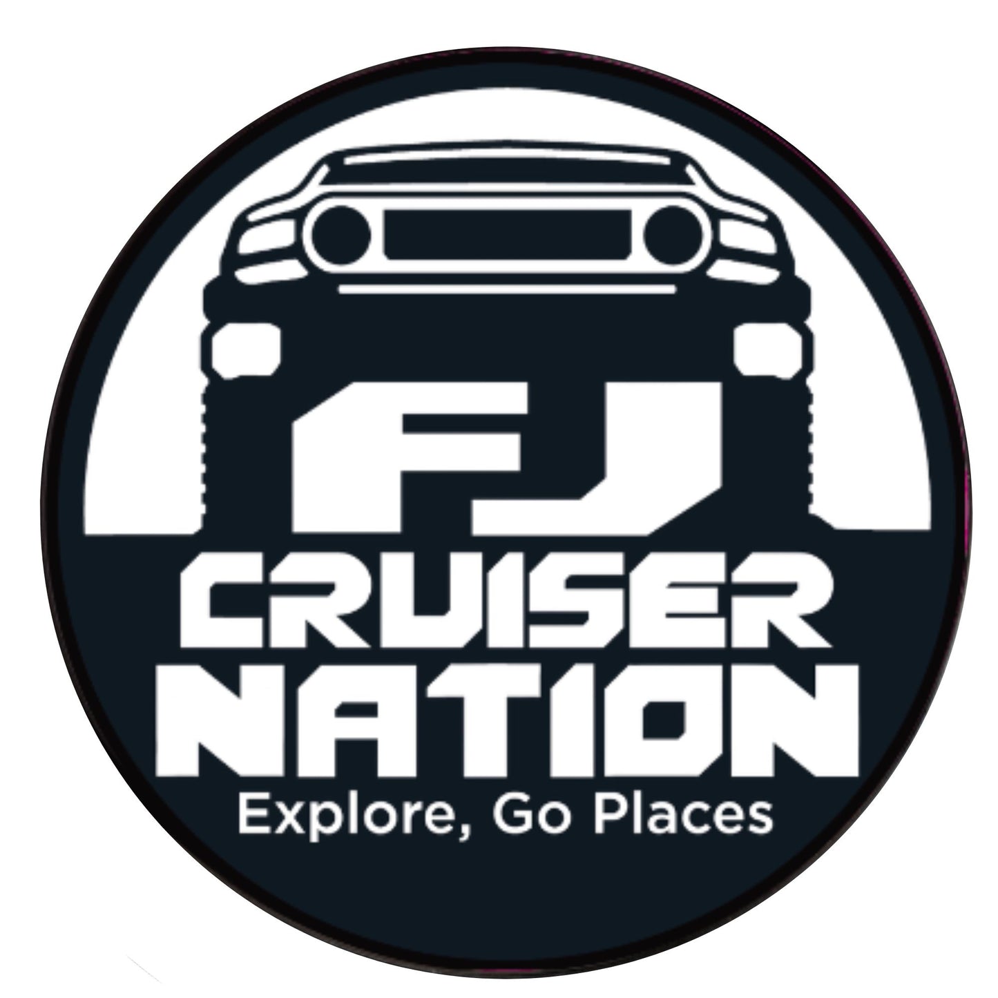 Aluminum Grille Badge Emblem For Toyota FJ Cruiser Nation