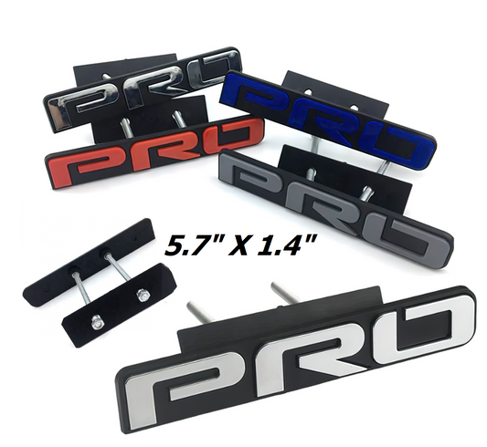 Premium Pro Grille Badge Fits TRD Pro Tacoma, 4Runner & Tundra