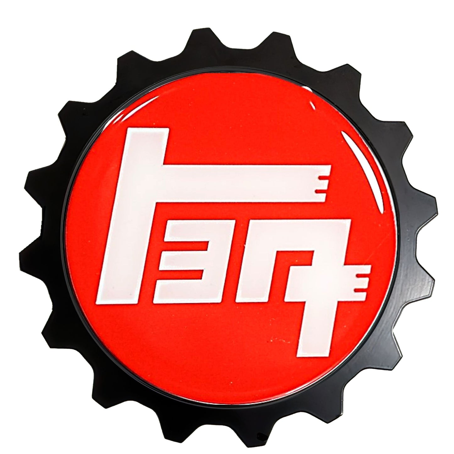 TEQ Red White Custom Badge Grille Badge Kit Fits TEQ Red White Logo FJ Cruiser 4Runner Tacoma Tundra Lexus GX Prado loves our badges. Premium quality since 2014. Katakana Script.