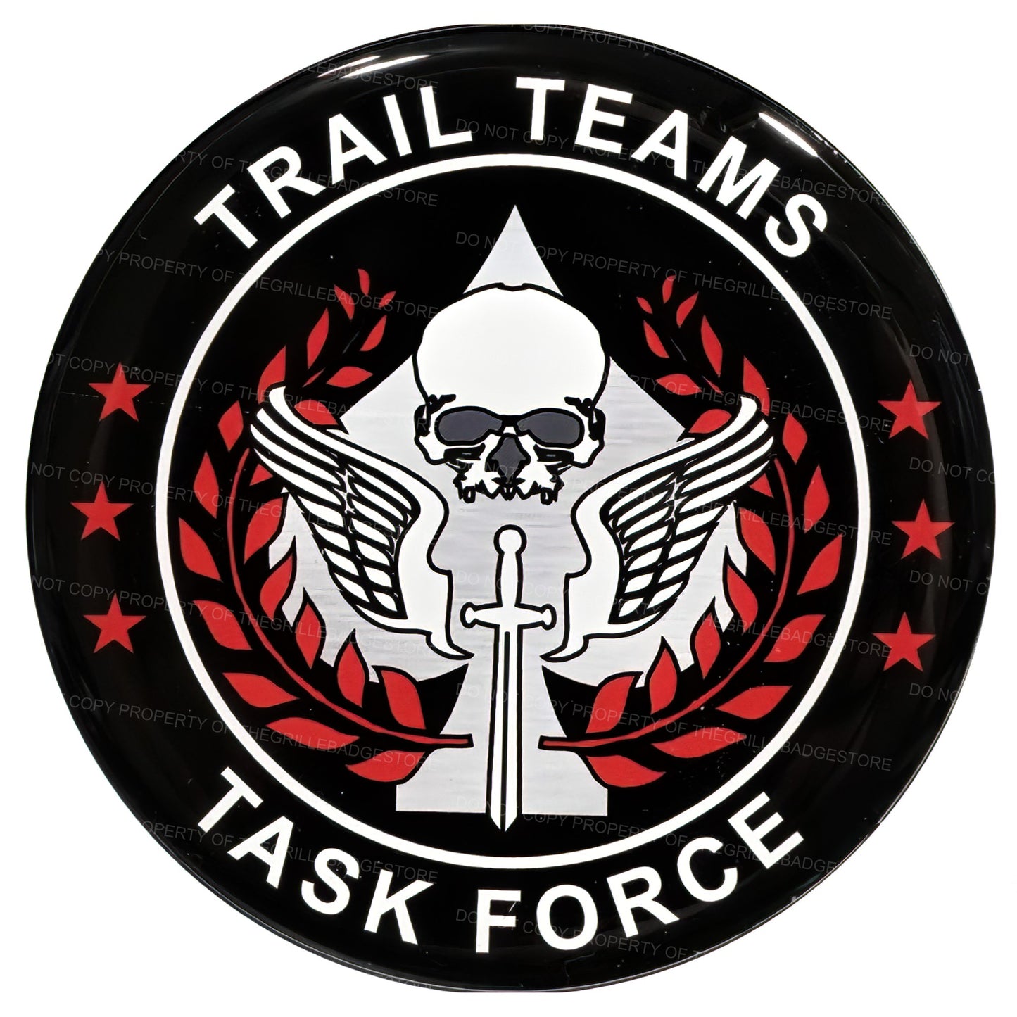 Aluminum Grille Badge Emblem War Zone Offroad C  O  D