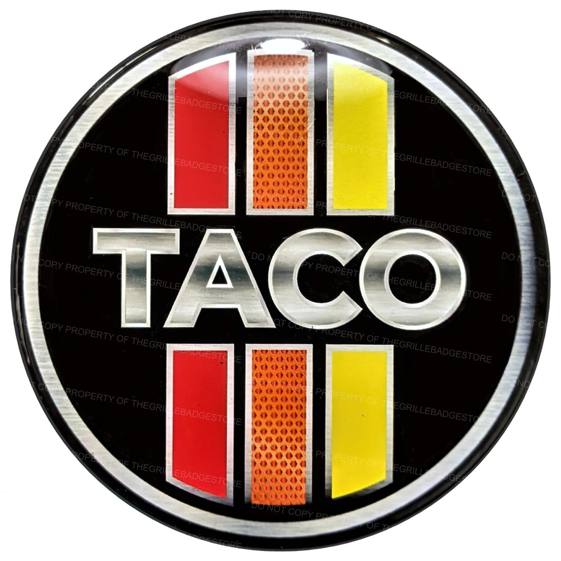 Fits TRD Badge Tacoma Badge, Tri Color Style Vinyl Upland
