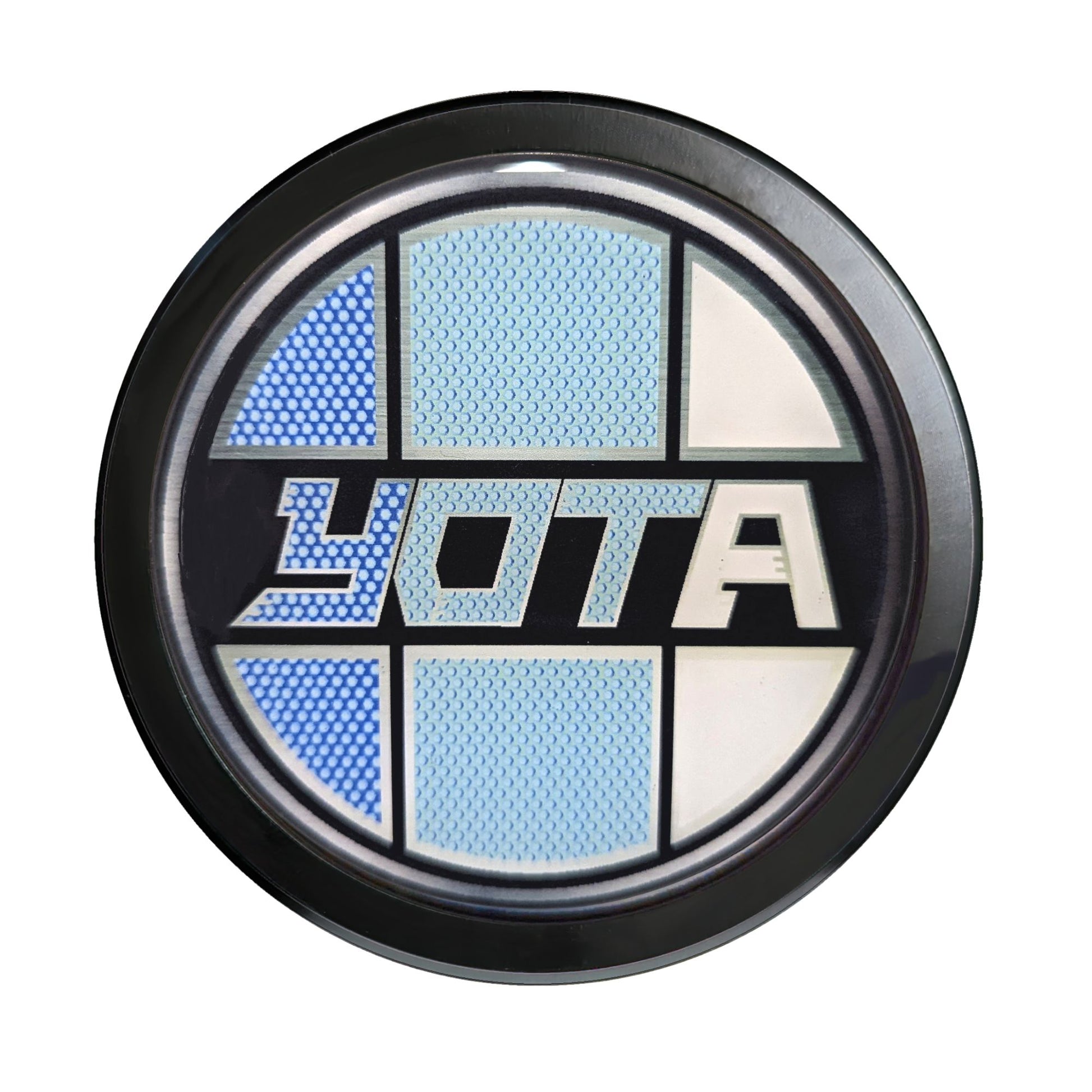 Visit www.thegrillebadgestore.com Huge Collection of Badges! Mountain, Stripe, Retro, Pop Culture & More Standard Grille Badge Mountain Style (Not Acrylic) Aluminum With Resin Center, Full 1 Year Warranty - Blackout emblems and overlays are popular, but add a splash of color to your grille badge on Tacoma, FJ Cruiser, 4Runner, Tundra, Lexus GX and LX, Landcruiser and Domestics like Ram, Jeep, Ford and Chevy). We have also found Subaru, Nissan Frontier and Titan owners love our grille badges! TEQ