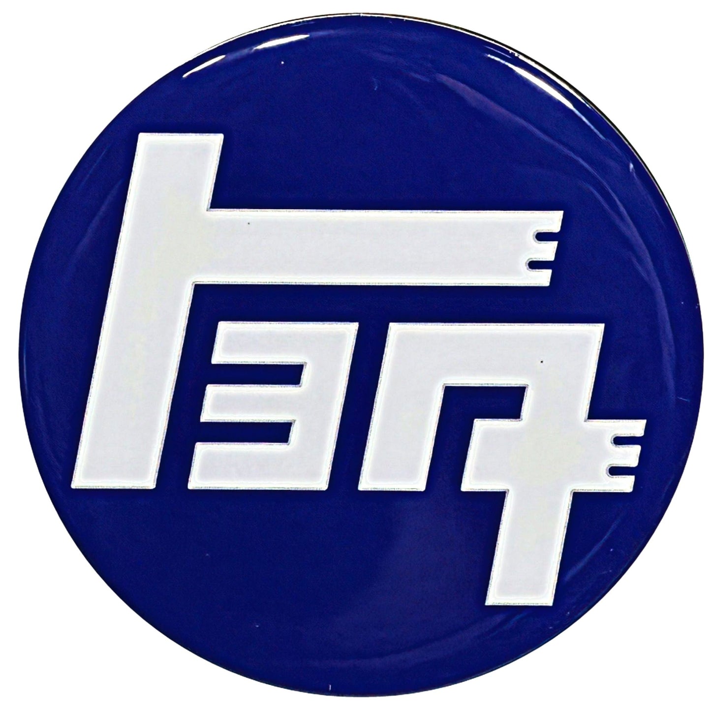Aluminum Grille Badge Emblem For Toyota TEQ Blue