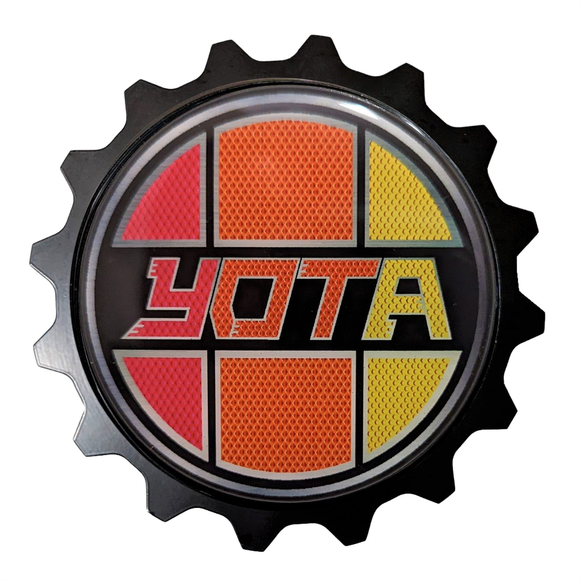 Visit www.thegrillebadgestore.com Huge Collection of Badges! Mountain, Stripe, Retro, Pop Culture & More Standard Grille Badge Mountain Style (Not Acrylic) Aluminum With Resin Center, Full 1 Year Warranty - Blackout emblems and overlays are popular, but add a splash of color to your grille badge on Tacoma, FJ Cruiser, 4Runner, Tundra, Lexus GX and LX, Landcruiser and Domestics like Ram, Jeep, Ford and Chevy). We have also found Subaru, Nissan Frontier and Titan owners love our grille badges! TEQ